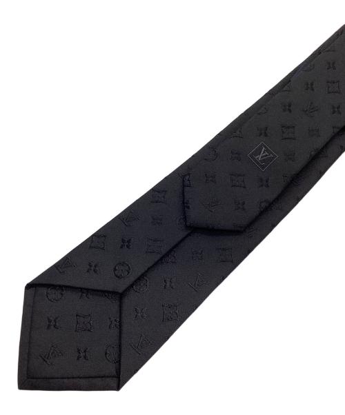 LOUIS VUITTON（ルイ ヴィトン）LOUIS VUITTON (ルイ ヴィトン) モノグラム MR1221 ネクタイ ブラック サイズ:表記無しの古着・服飾アイテム