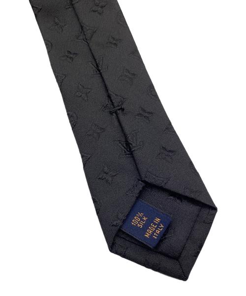 LOUIS VUITTON（ルイ ヴィトン）LOUIS VUITTON (ルイ ヴィトン) モノグラム MR1221 ネクタイ ブラック サイズ:表記無しの古着・服飾アイテム