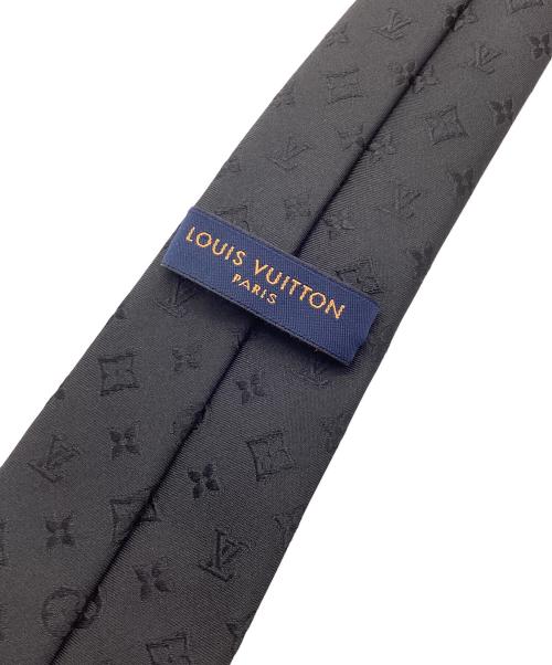 LOUIS VUITTON（ルイ ヴィトン）LOUIS VUITTON (ルイ ヴィトン) モノグラム MR1221 ネクタイ ブラック サイズ:表記無しの古着・服飾アイテム