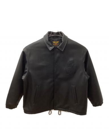 中古・古着通販】CALEE (キャリー) レザーブルゾン ブラック サイズ:L