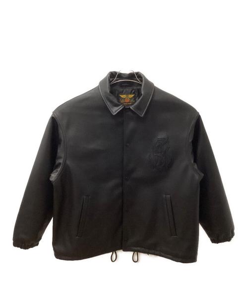 CALEE（キャリー）CALEE (キャリー) レザーブルゾン ブラック サイズ:Lの古着・服飾アイテム