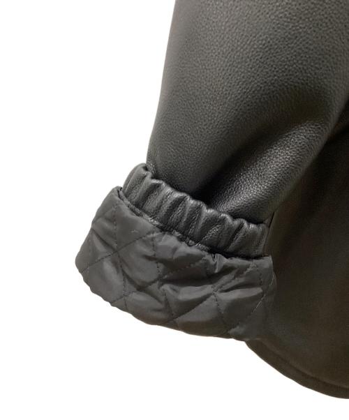 CALEE（キャリー）CALEE (キャリー) レザーブルゾン ブラック サイズ:Lの古着・服飾アイテム