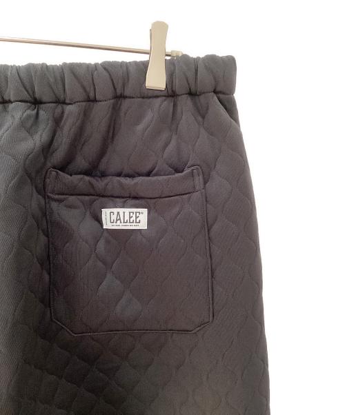 CALEE（キャリー）CALEE (キャリー) MULTI WAY JACQUARD RELAX PANTS ブラック サイズ:X-LARGEの古着・服飾アイテム