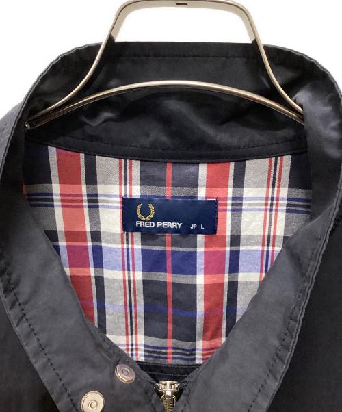FRED PERRY（フレッドペリー）FRED PERRY (フレッドペリー) Harrington Jacket ネイビー サイズ:Lの古着・服飾アイテム