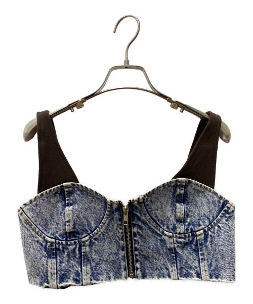 Ameri（アメリ）AMERI (アメリ) ビスチェ インディゴ サイズ:Mの古着・服飾アイテム