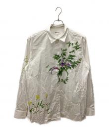 ENFOLD（エンフォルド）の古着「Seaside plants シャツ」｜ホワイト