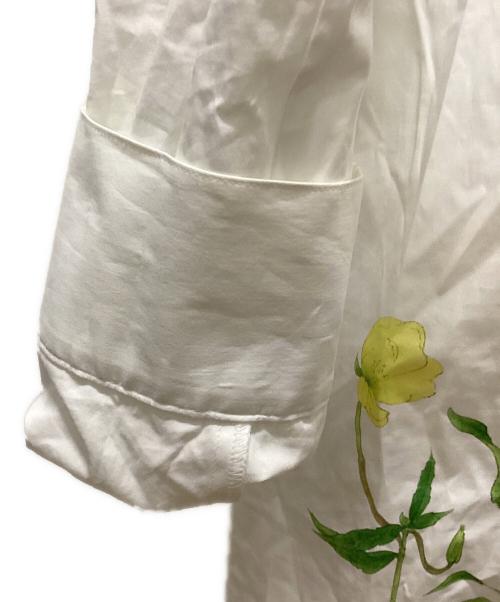 ENFOLD（エンフォルド）ENFOLD (エンフォルド) Seaside plants シャツ ホワイト サイズ:38の古着・服飾アイテム