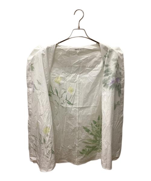 ENFOLD（エンフォルド）ENFOLD (エンフォルド) Seaside plants シャツ ホワイト サイズ:38の古着・服飾アイテム