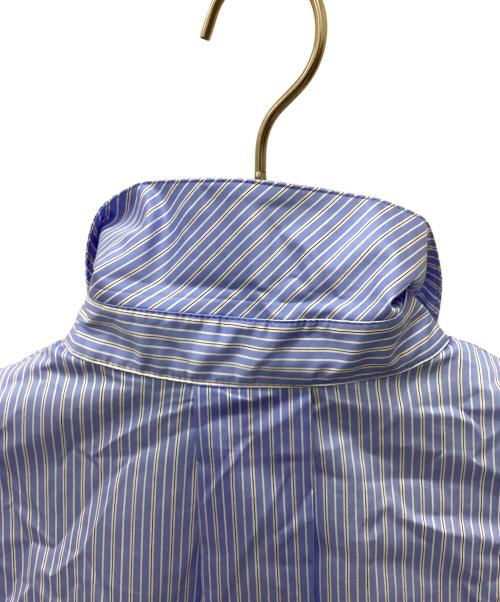 Ameri（アメリ）Ameri (アメリ) STRIPE INVERSION SHIRT TOP ホワイト×ブルー サイズ:Fの古着・服飾アイテム