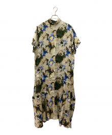 TOGA ARCHIVES（トーガアーカイブス）の古着「半袖ワンピース」｜ベージュ