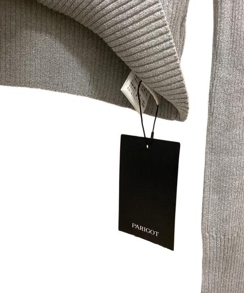 Mame Kurogouchi（マメクロゴウチ）Mame Kurogouchi (マメクロゴウチ) “Kintsugi” Crew Neck Knitted Top グレー サイズ:2の古着・服飾アイテム