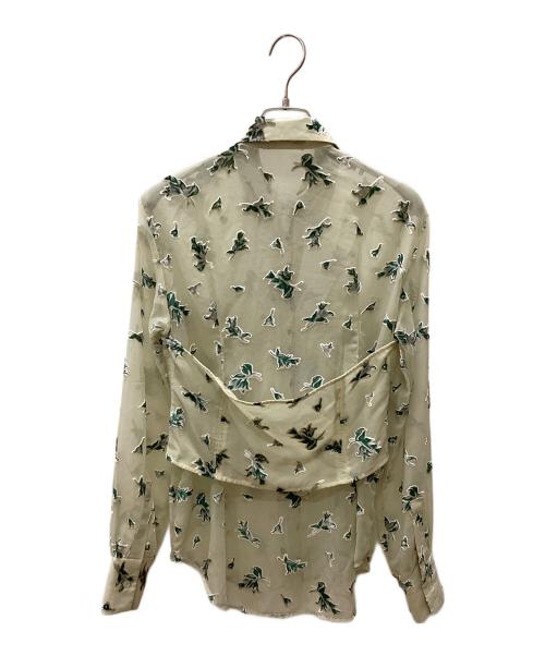 CLANE（クラネ）CLANE (クラネ) FLOWER OPAL BUSTIER SHIRTS ベージュ サイズ:2の古着・服飾アイテム