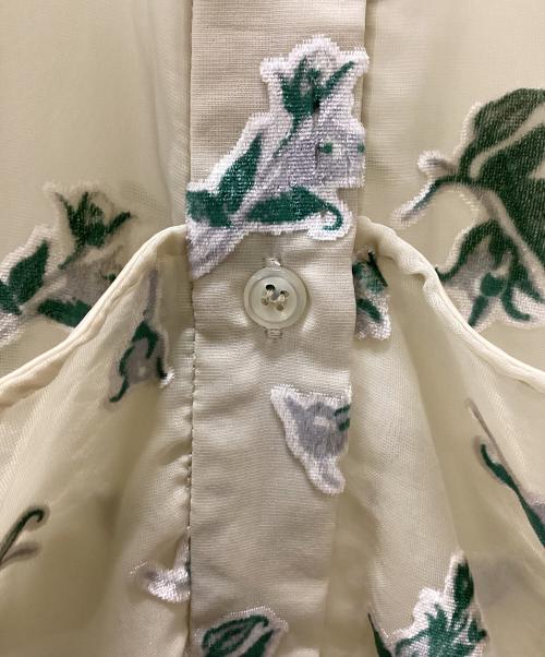 CLANE（クラネ）CLANE (クラネ) FLOWER OPAL BUSTIER SHIRTS ベージュ サイズ:2の古着・服飾アイテム