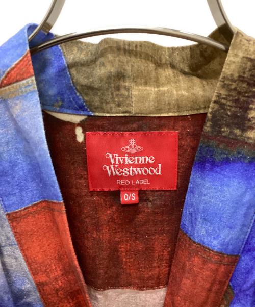 Vivienne Westwood RED LABEL（ヴィヴィアンウエストウッドレッドレーベル）Vivienne Westwood RED LABEL (ヴィヴィアンウエストウッドレッドレーベル) オールインワン レッド×ブルー サイズ:Sの古着・服飾アイテム