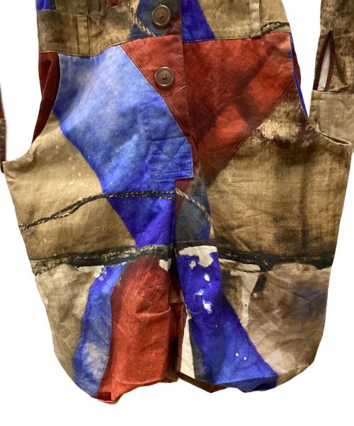 Vivienne Westwood RED LABEL（ヴィヴィアンウエストウッドレッドレーベル）Vivienne Westwood RED LABEL (ヴィヴィアンウエストウッドレッドレーベル) オールインワン レッド×ブルー サイズ:Sの古着・服飾アイテム