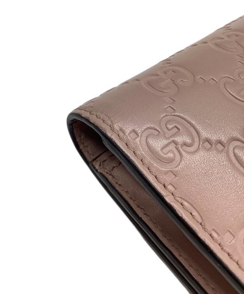 GUCCI（グッチ）GUCCI (グッチ) 長財布 ピンクの古着・服飾アイテム