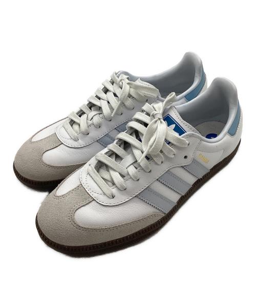 adidas（アディダス）adidas (アディダス) SAMBA OG ホワイト×ブルー サイズ:25.5cmの古着・服飾アイテム