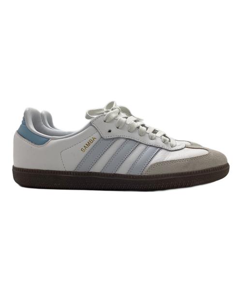 adidas（アディダス）adidas (アディダス) SAMBA OG ホワイト×ブルー サイズ:25.5cmの古着・服飾アイテム