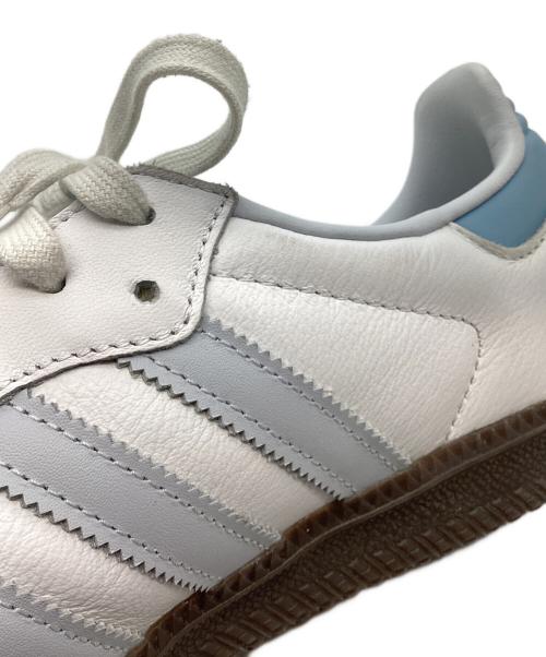 adidas（アディダス）adidas (アディダス) SAMBA OG ホワイト×ブルー サイズ:25.5cmの古着・服飾アイテム