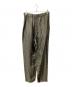 6(ROKU) BEAUTY&YOUTH (ロク ビューティーアンドユース) JACQUARD BELT PANTS ブラウン×ブルー サイズ:38：5000円