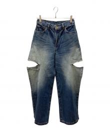 Spick and Span（スピック＆スパン）の古着「SIDE CRUSHED DENIM」｜インディゴ