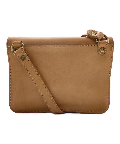 IL BISONTE（イル ビゾンテ）IL BISONTE (イル ビゾンテ) レザーショルダーバッグ ブラウンの古着・服飾アイテム