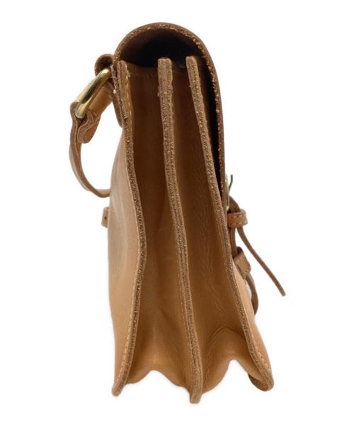 IL BISONTE（イル ビゾンテ）IL BISONTE (イル ビゾンテ) レザーショルダーバッグ ブラウンの古着・服飾アイテム