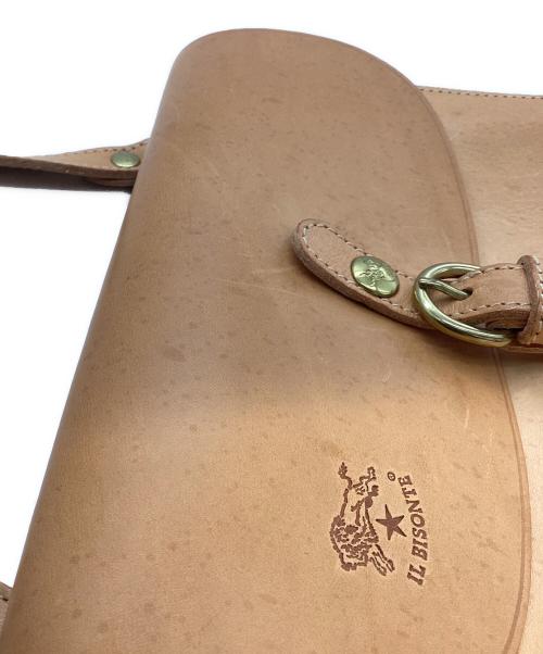 IL BISONTE（イル ビゾンテ）IL BISONTE (イル ビゾンテ) レザーショルダーバッグ ブラウンの古着・服飾アイテム