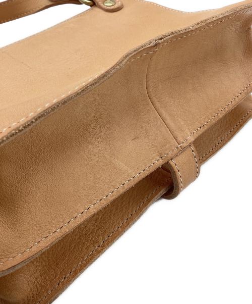 IL BISONTE（イル ビゾンテ）IL BISONTE (イル ビゾンテ) レザーショルダーバッグ ブラウンの古着・服飾アイテム