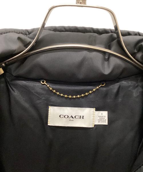 COACH（コーチ）COACH (コーチ) ダウンジャケット ブラック サイズ:4の古着・服飾アイテム