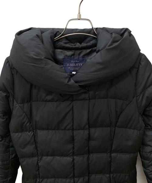 JUSGLITTY（ジャスグリッティー）JUSGLITTY (ジャスグリッティー) ダウンコート ブラック サイズ:2の古着・服飾アイテム