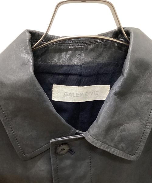 GALERIE VIE（ギャルリーヴィー）GALERIE VIE (ギャルリーヴィー) GALERIE VIE レザージャケット ブラック サイズ:1の古着・服飾アイテム