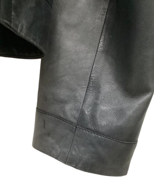 GALERIE VIE（ギャルリーヴィー）GALERIE VIE (ギャルリーヴィー) GALERIE VIE レザージャケット ブラック サイズ:1の古着・服飾アイテム