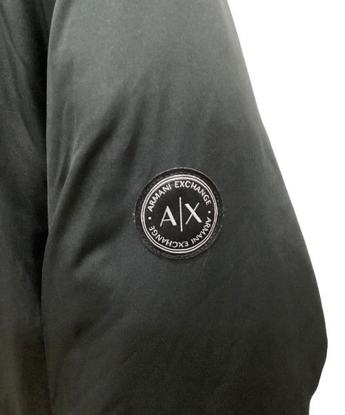ARMANI EXCHANGE（アルマーニ エクスチェンジ）ARMANI EXCHANGE (アルマーニ エクスチェンジ) サークルロゴパファーコート ブラック サイズ:Sの古着・服飾アイテム