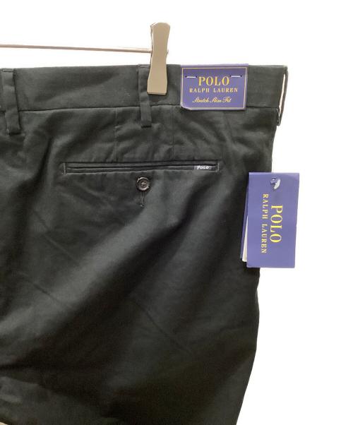 POLO RALPH LAUREN（ポロ・ラルフローレン）POLO RALPH LAUREN (ポロ・ラルフローレン) スラックス ブラック サイズ:W106 未使用品の古着・服飾アイテム