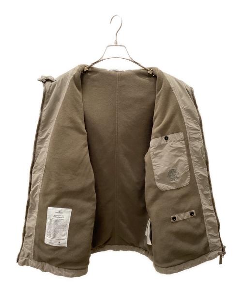 STONE ISLAND（ストーンアイランド）STONE ISLAND (ストーンアイランド) 20AW DAVID LIGHT TC WITH MICROPILE JACKET ベージュ サイズ:Lの古着・服飾アイテム