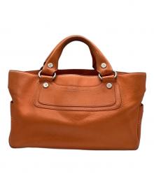 CELINE（セリーヌ）の古着「ハンドバッグ」｜オレンジ