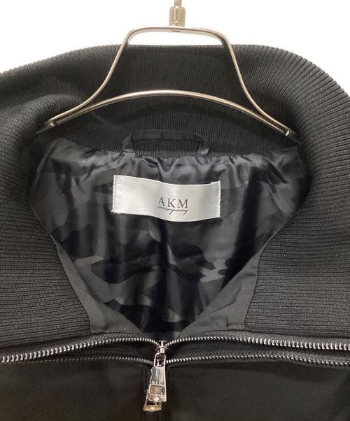 AKM（エーケーエム）AKM (エーケーエム) スタンドネックレイヤード ブラック サイズ:Sの古着・服飾アイテム