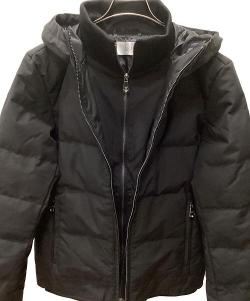 AKM（エーケーエム）AKM (エーケーエム) スタンドネックレイヤード ブラック サイズ:Sの古着・服飾アイテム