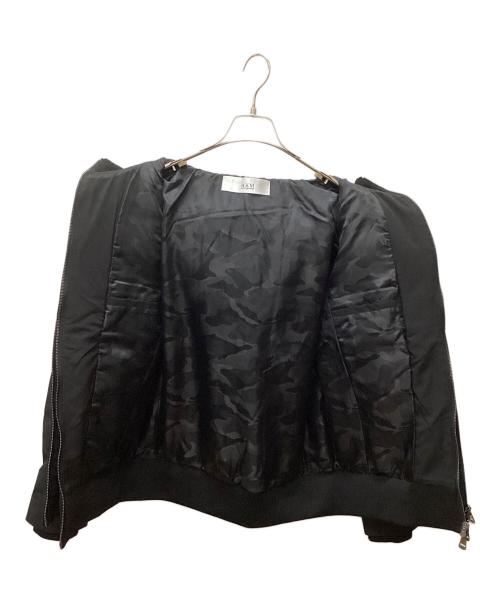 AKM（エーケーエム）AKM (エーケーエム) スタンドネックレイヤード ブラック サイズ:Sの古着・服飾アイテム