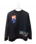 Y-3（ワイスリー）の古着「U SWM MULTI CUT GRAPHIC CREW SWEATSHIRT」｜ブラック