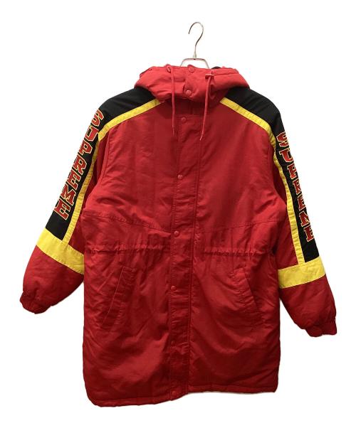 SUPREME（シュプリーム）SUPREME (シュプリーム) Sleeve Logo Sideline Parka レッド サイズ:Mの古着・服飾アイテム