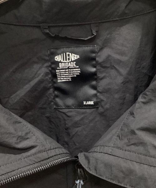 CHALLENGER（チャレンジャー）CHALLENGER (チャレンジャー) NYLON WARM JACKET ブラック×パープル サイズ:XLARGEの古着・服飾アイテム