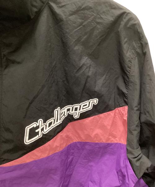 CHALLENGER（チャレンジャー）CHALLENGER (チャレンジャー) NYLON WARM JACKET ブラック×パープル サイズ:XLARGEの古着・服飾アイテム