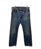 RRLダブルアールエル）の古着「ストレートデニムパンツ」｜インディゴ