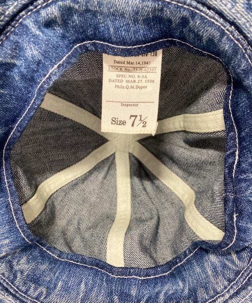 HOUSTON（ヒューストン）HOUSTON (ヒューストン) バケットハット インディゴの古着・服飾アイテム