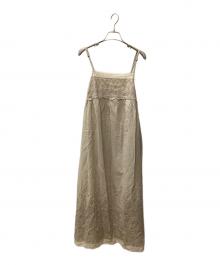 Samansa Mos2×kazumi（サマンサモスモス×カズミ）の古着「キャミソールワンピース」｜ベージュ