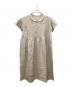 Samansa Mos2（サマンサモスモス）の古着「【立川限定】リネン丸襟ギャザーワンピース」｜キナリ