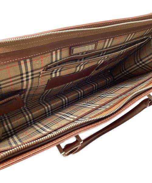 BURBERRY LONDON（バーバリーロンドン）BURBERRY LONDON (バーバリーロンドン) レザーブリーフケース ブラウンの古着・服飾アイテム