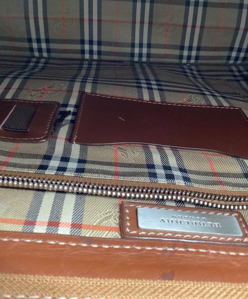 BURBERRY LONDON（バーバリーロンドン）BURBERRY LONDON (バーバリーロンドン) レザーブリーフケース ブラウンの古着・服飾アイテム